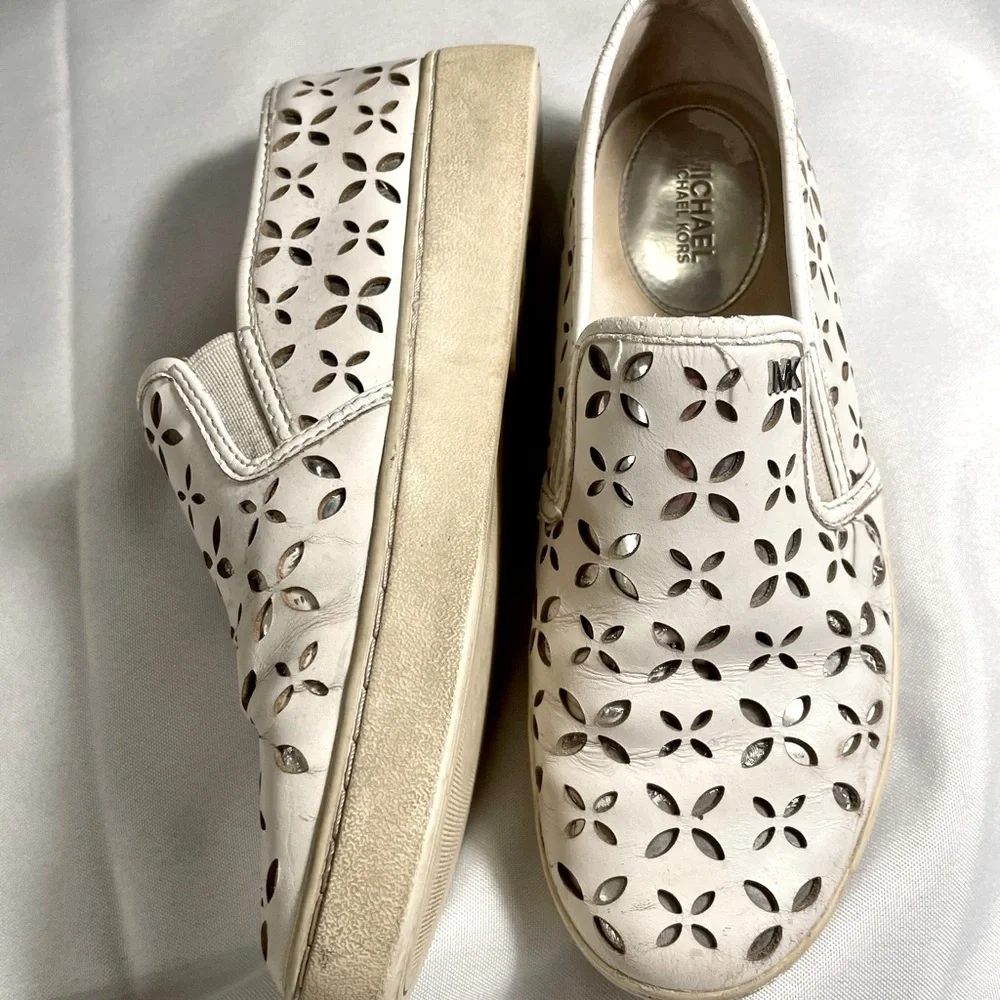 Michael Kors Slip on Tennis Shoes Size 7m - Picture 2 of 6